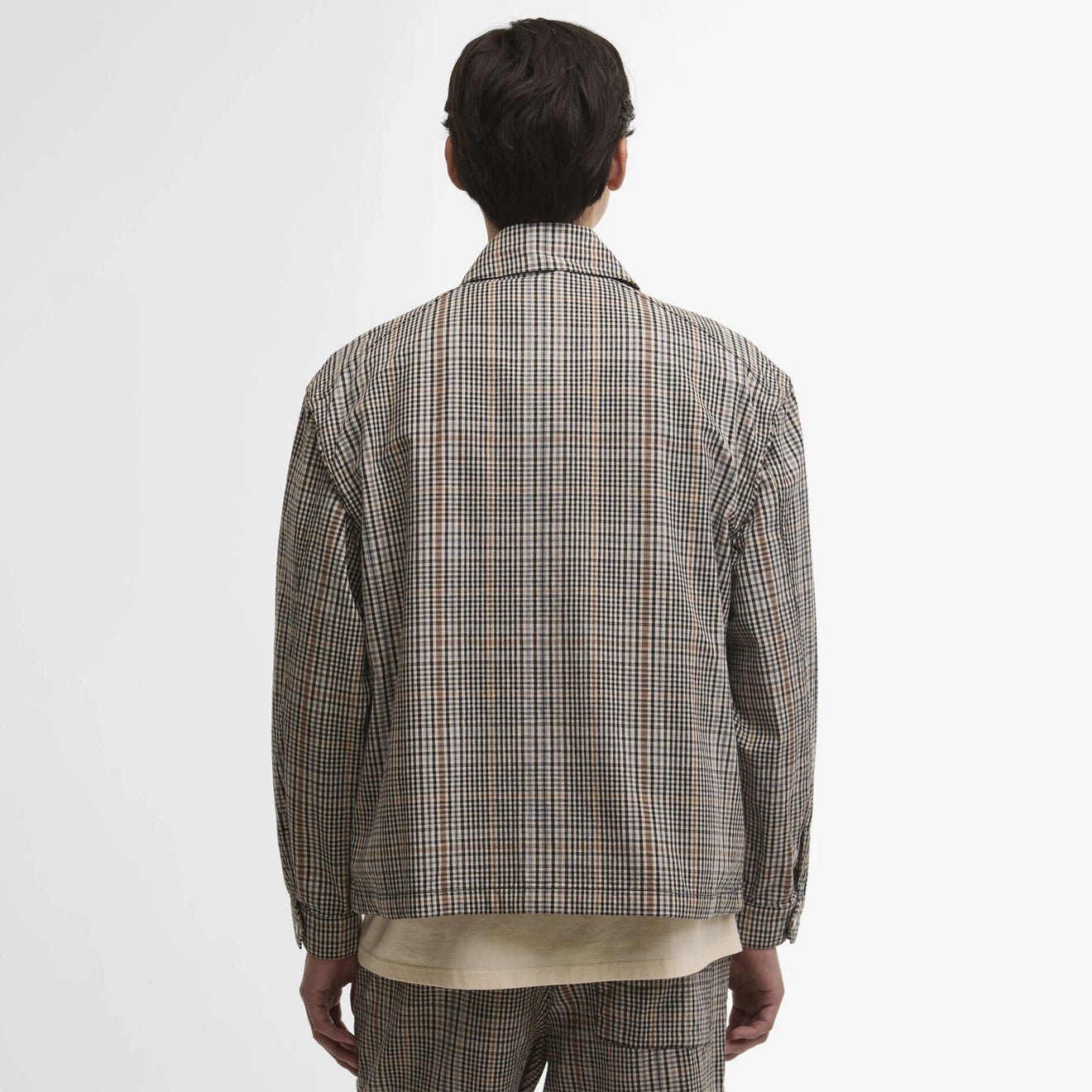 Barbour Westoe Check Casual Jacket Neutral Check - The Sporting Lodge