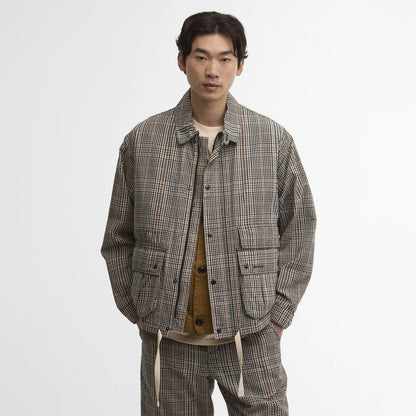 Barbour Westoe Check Casual Jacket Neutral Check - The Sporting Lodge