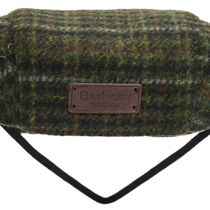 Barbour Wilkin Dog Flat Cap Olive Check