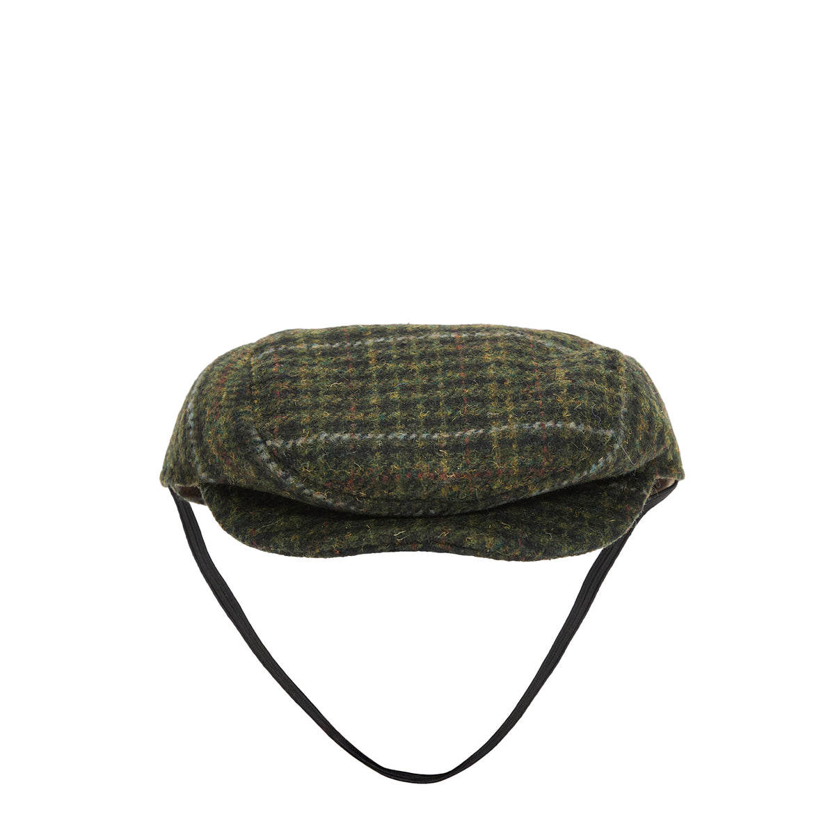 Barbour Wilkin Dog Flat Cap Olive Check