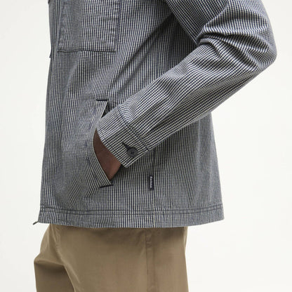 Barbour Willowburn Gingham Overshirt Navy - The Sporting Lodge