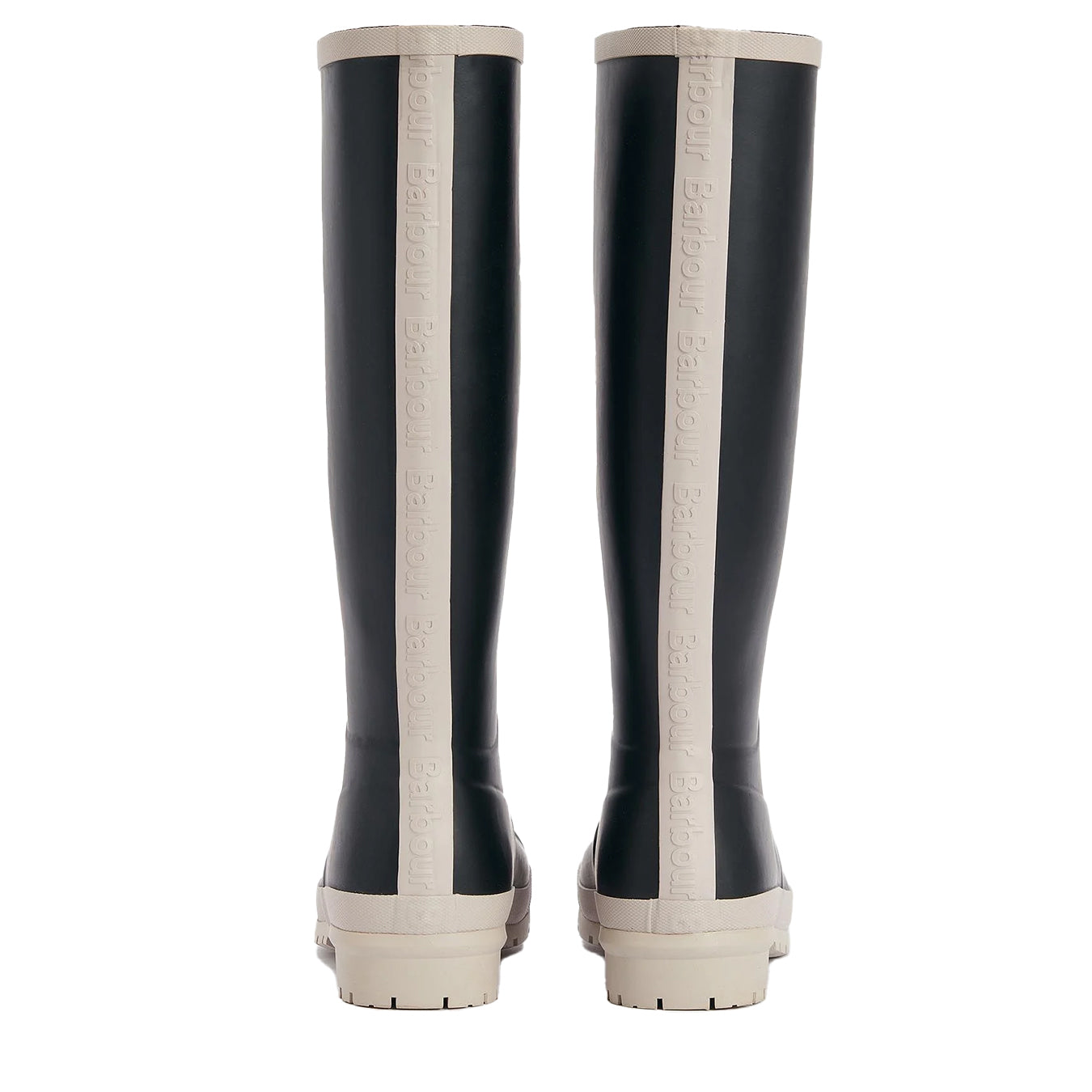 Barbour Womens Abbey Tall Welly Black/White Pepper - The Sporting Lodge
