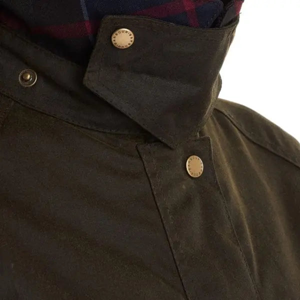 Barbour Womens Acorn Wax Jacket Olive - The Sporting Lodge