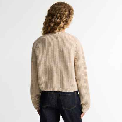Barbour Womens Adalyn Knitted Cardigan Birch