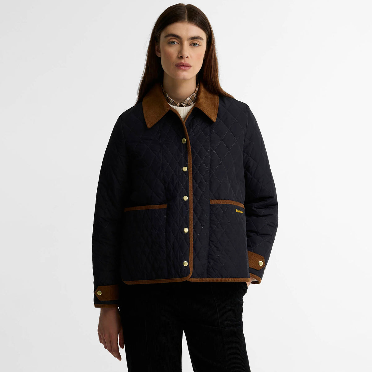 Barbour Womens Ainsdale Quilted Jacket Dark Navy / Ancient
