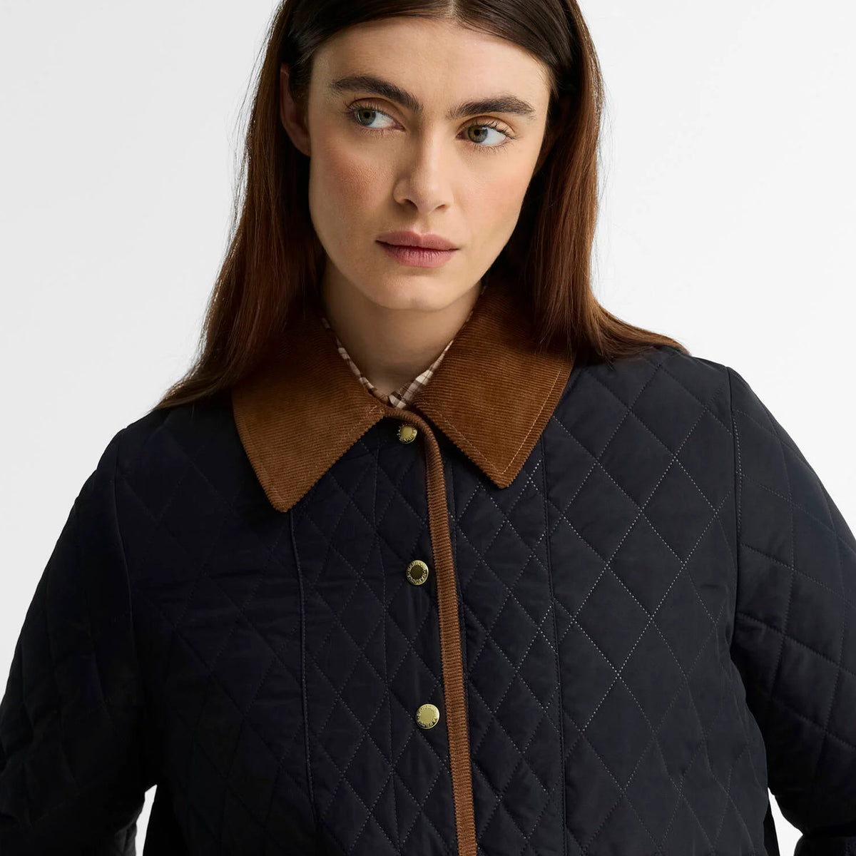 Barbour Womens Ainsdale Quilted Jacket Dark Navy / Ancient