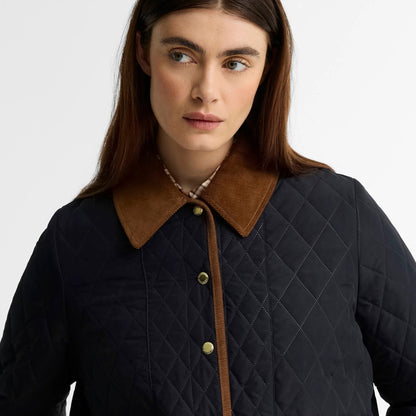 Barbour Womens Ainsdale Quilted Jacket Dark Navy / Ancient