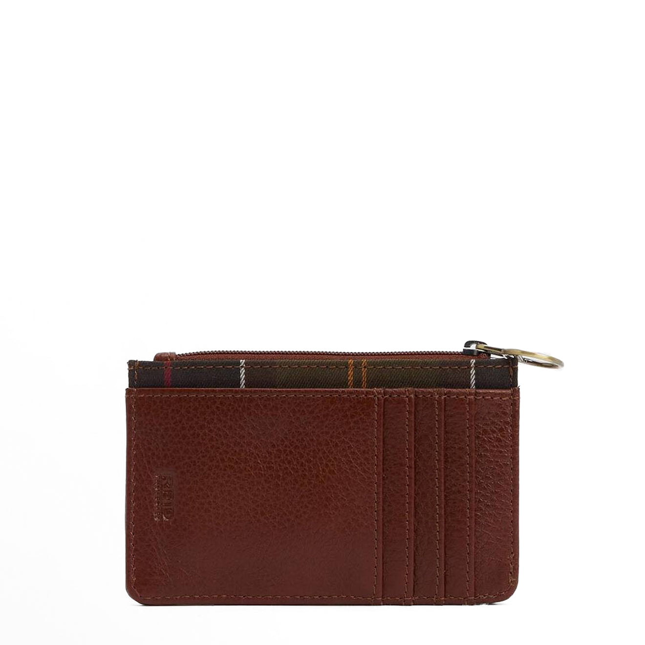 Barbour Womens Alder Leather Card Holder Brown/Classic