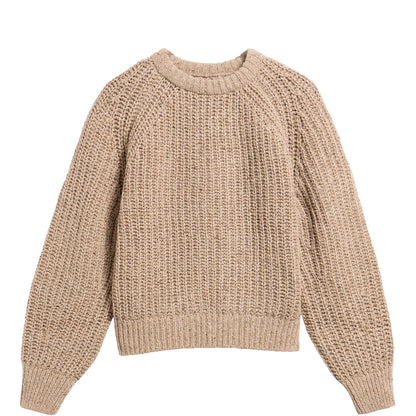 Barbour Womens Alderney Fleck Knitted Jumper Warm Trench