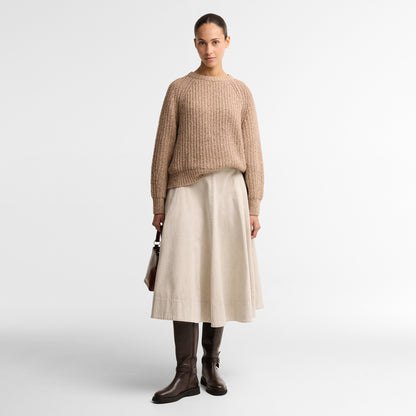 Barbour Womens Alderney Fleck Knitted Jumper Warm Trench