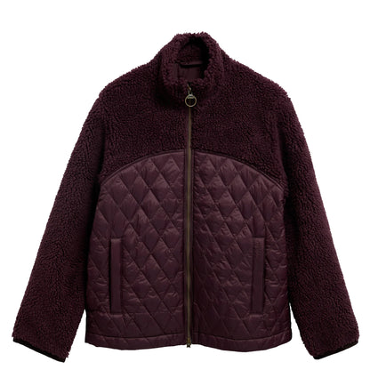 Barbour Womens Ami Casual Fleece Jacket Fig