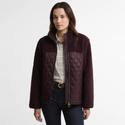 Barbour Womens Ami Casual Fleece Jacket Fig