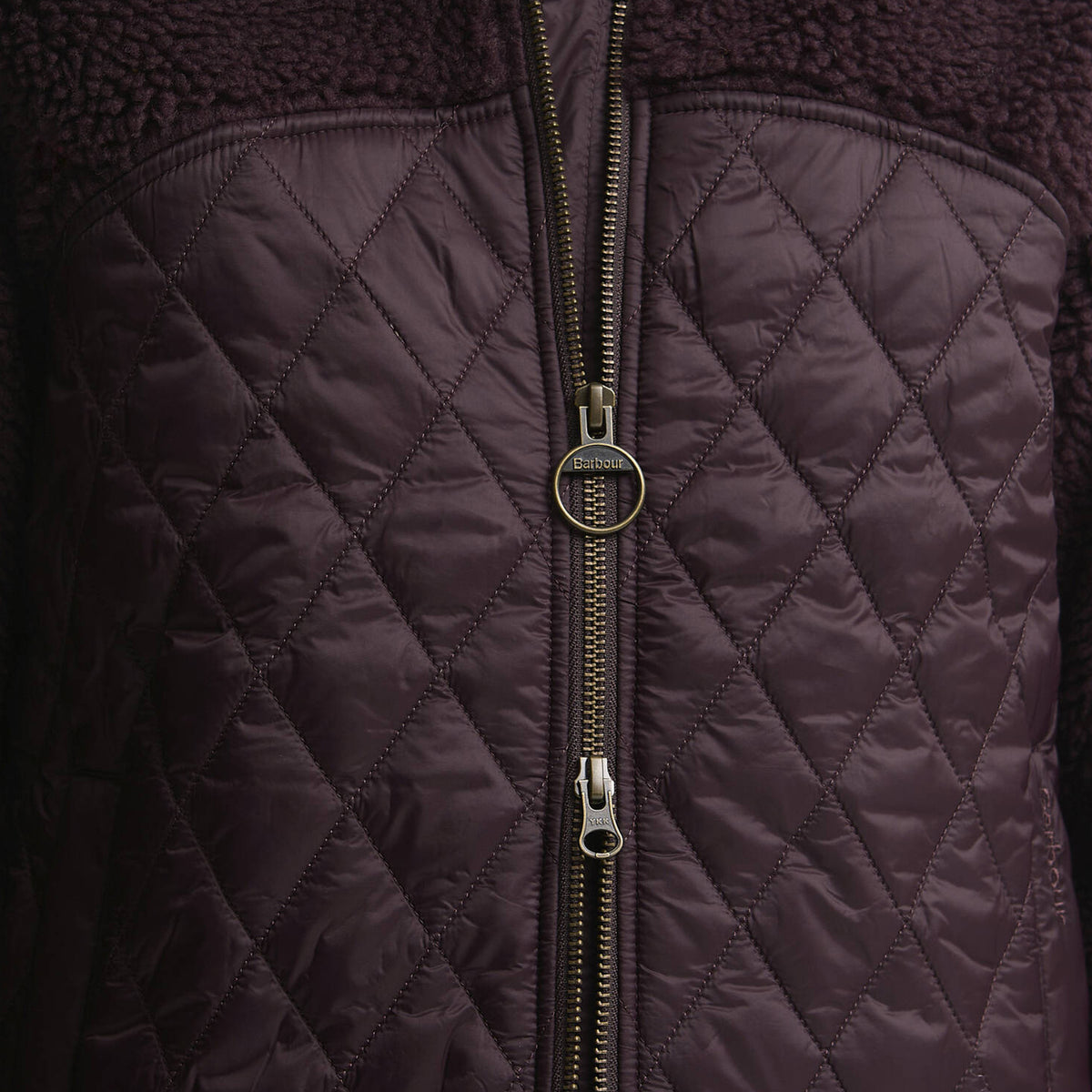 Barbour Womens Ami Casual Fleece Jacket Fig