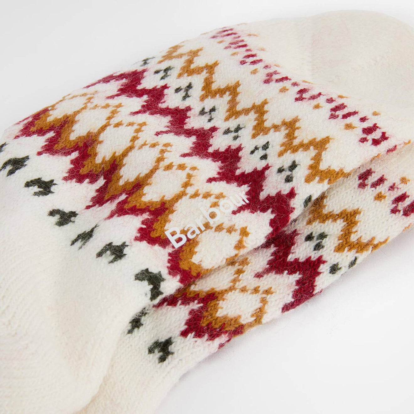 Barbour Womens Kingsford Fair Isle Sock Cloud