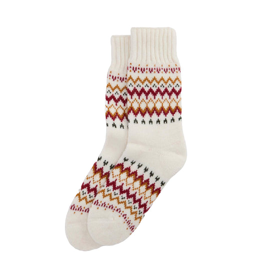 Barbour Womens Kingsford Fair Isle Sock Cloud