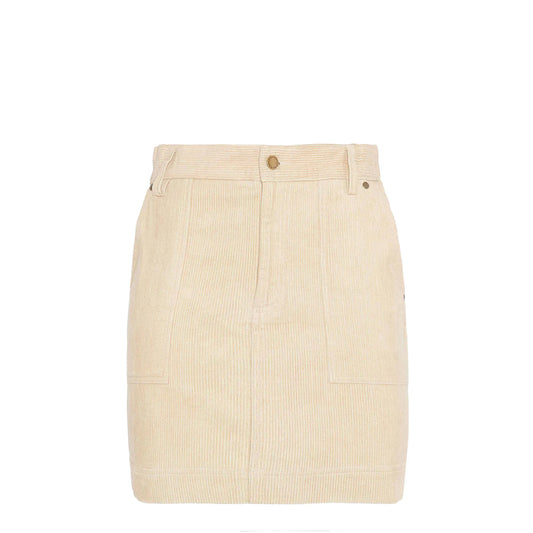 Barbour Womens Anya Mini Skirt White Pepper