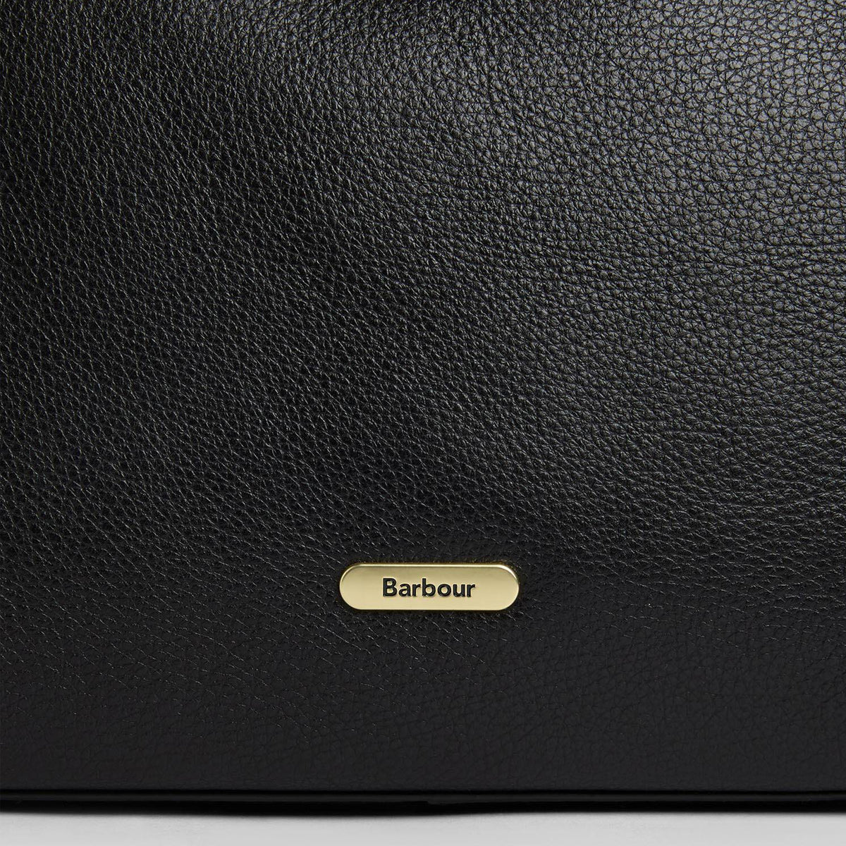 Barbour Womens Barbour Alder Large Leather Tote Bag Black