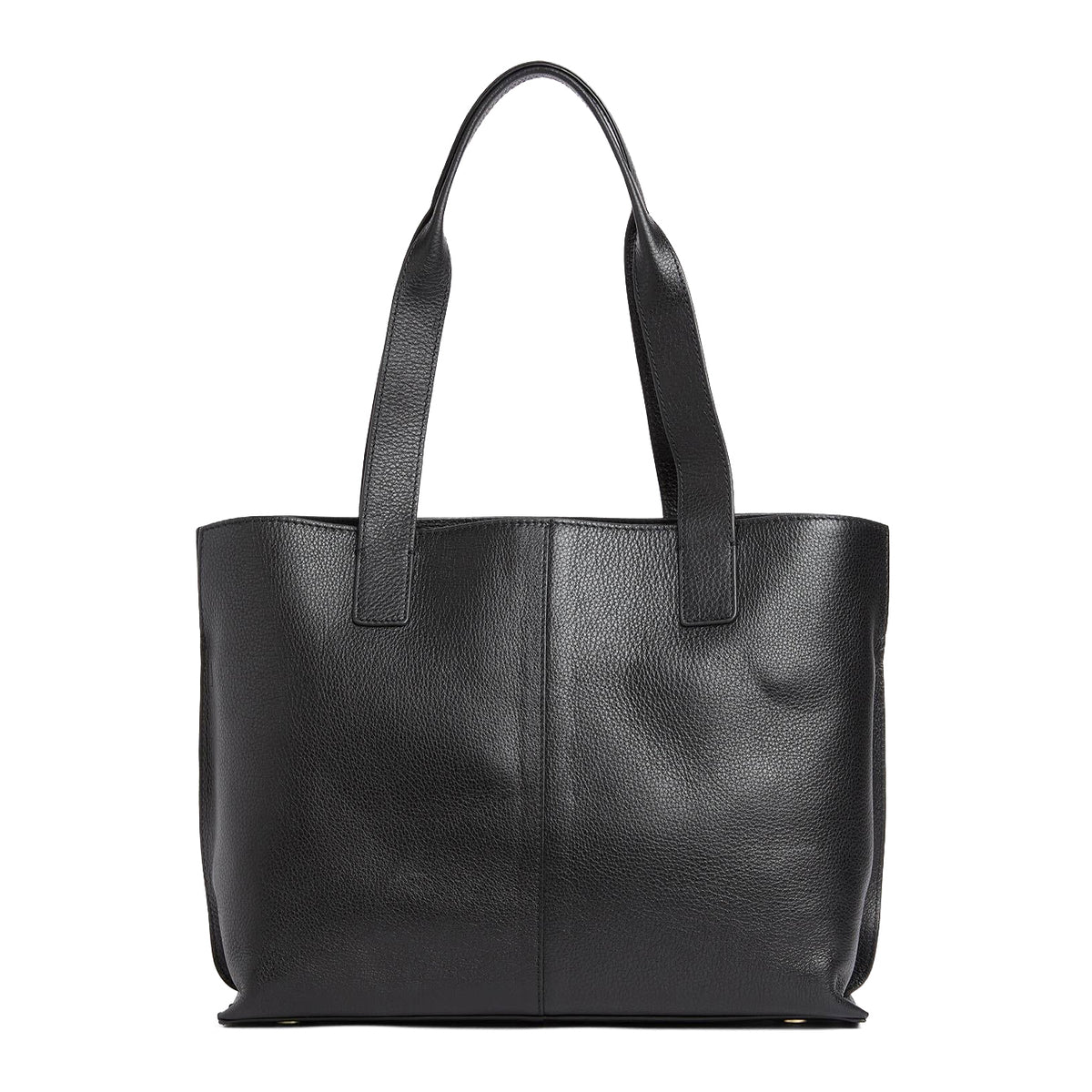 Barbour Womens Barbour Alder Large Leather Tote Bag Black