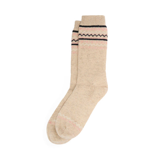 Barbour Womens Barbour Anaise Fairisle Sock Birch