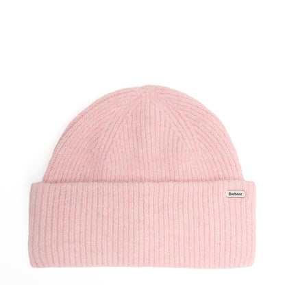 Barbour Womens Barbour Enid Knitted Beanie Hat Candy Pink