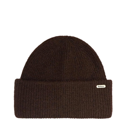 Barbour Womens Barbour Enid Knitted Beanie Hat Rustic