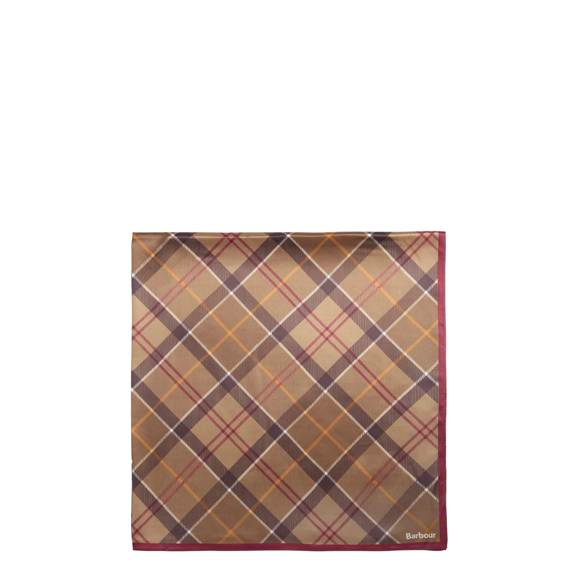 Barbour Womens Barbour Kinsale Tartan Head Scarf Muted Tartan
