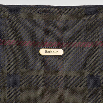 Barbour Womens Barbour Layla Tartan Large Tote Bag Shadow Classic Tartan