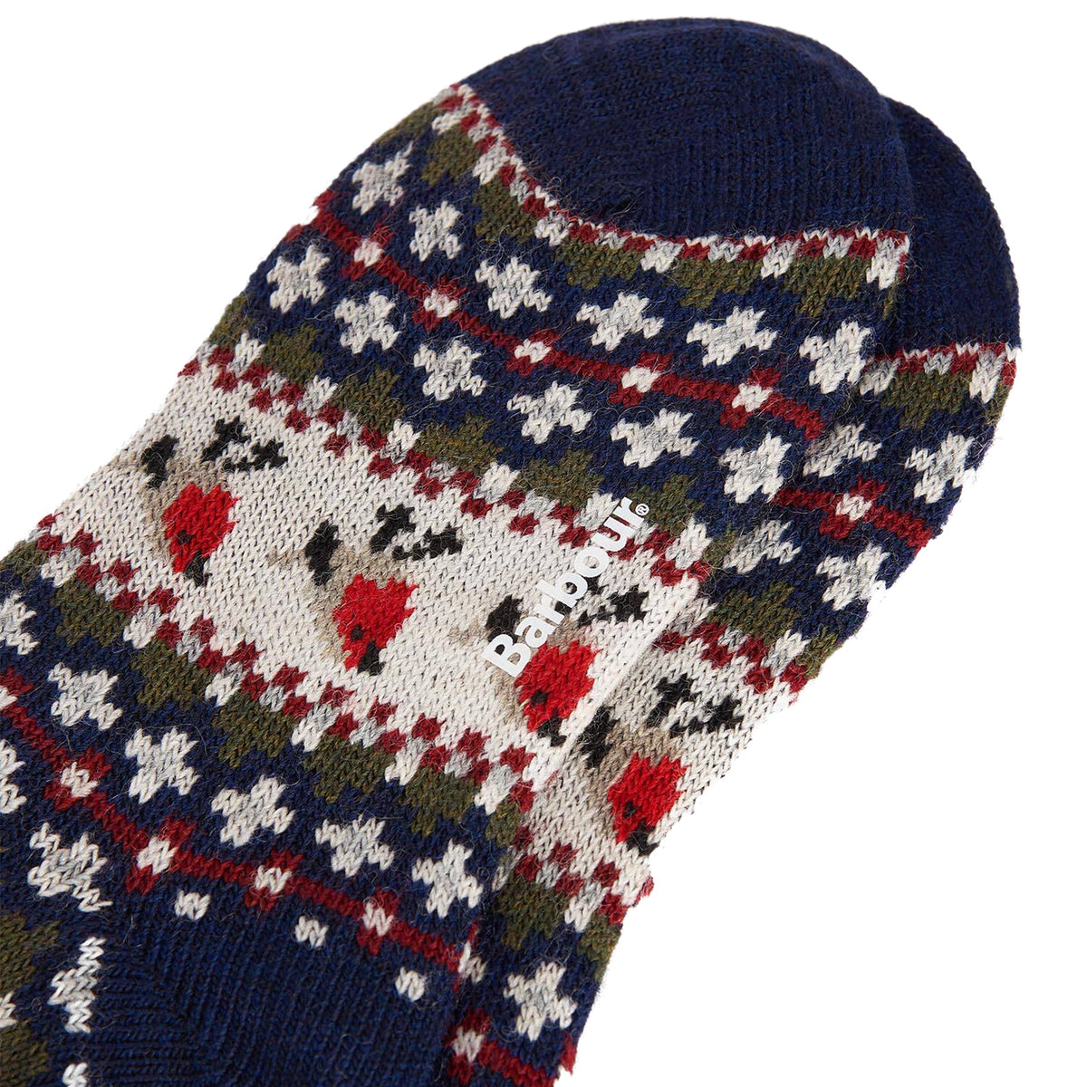 Barbour Womens Barbour Robin Fair Isle Sock Navy