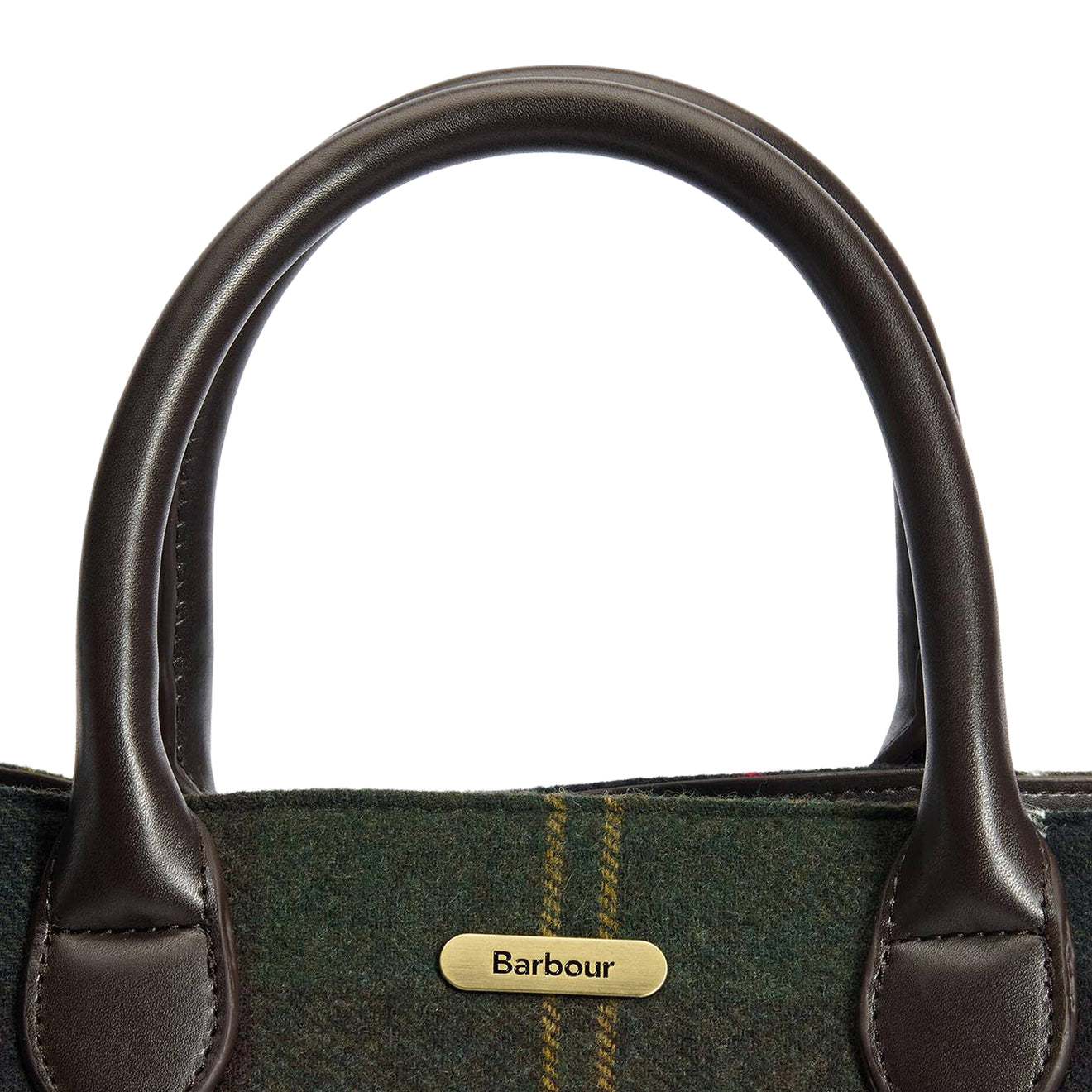 Barbour Womens Barrhill Tartan Tote Bag Classic Tartan Olive