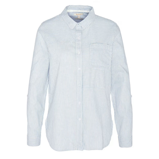 Barbour Womens Beachfront Shirt Chambray Stripe - The Sporting Lodge