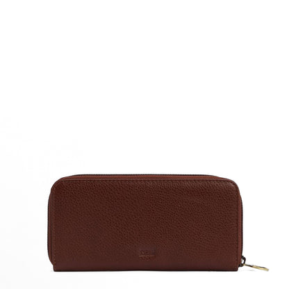 Barbour Womens Birch Leather Matinee Purse Brown