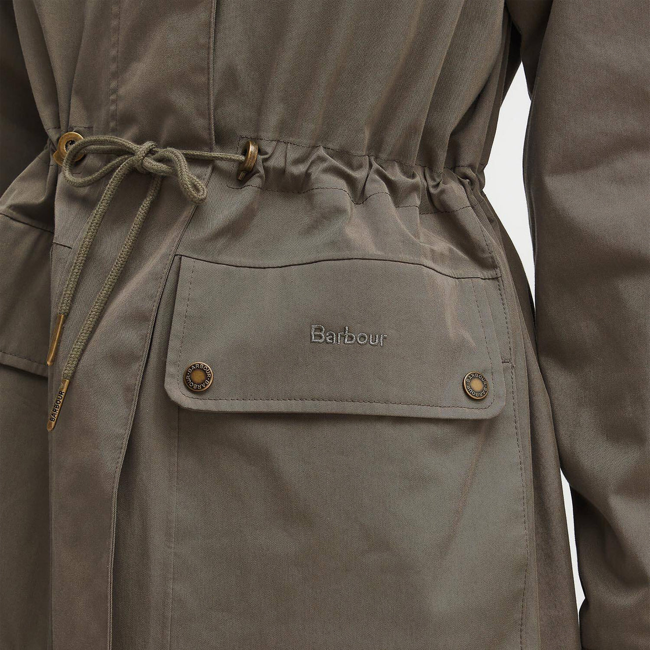 Barbour Womens Bowlees Waterproof Jacket Winter Moss / Classic - The Sporting Lodge