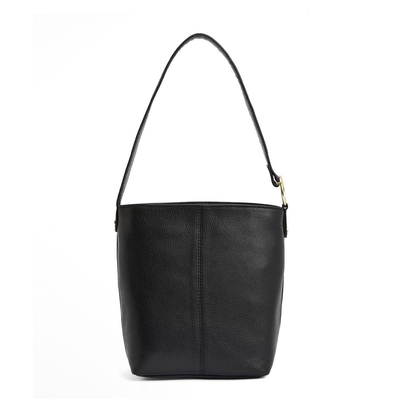 Barbour Womens Cedar Leather Bucket Bag Black