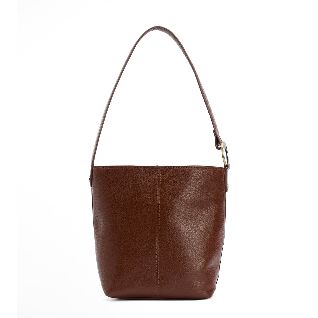 Barbour Womens Cedar Leather Bucket Bag Brown