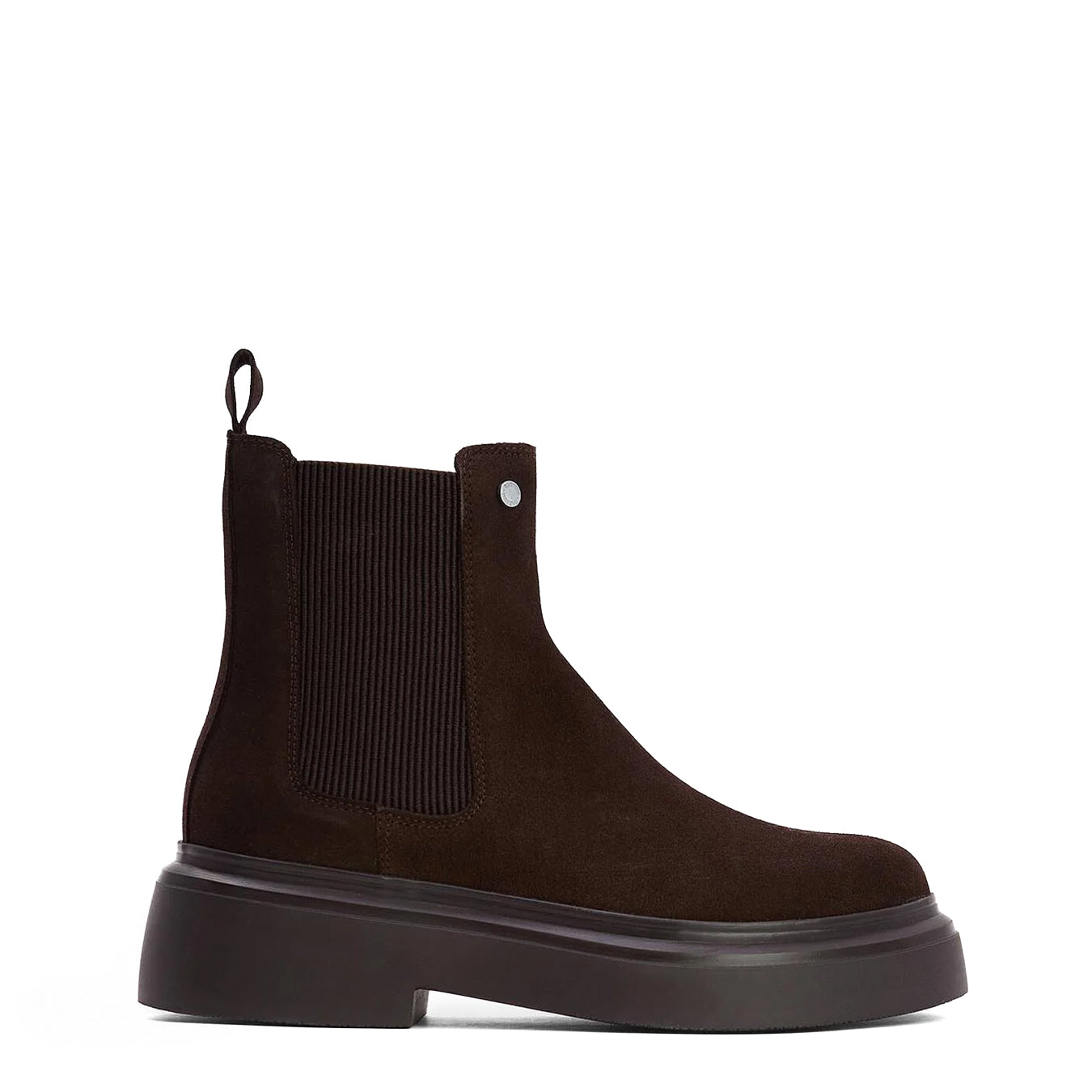 Barbour Womens Celina Chelsea Boots Espresso Suede - The Sporting Lodge