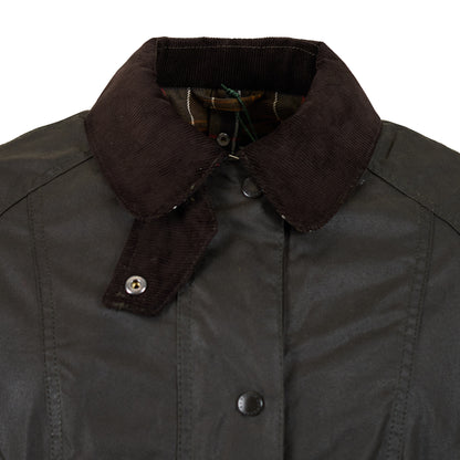 Barbour Womens Classic Beadnell Wax Jacket Olive