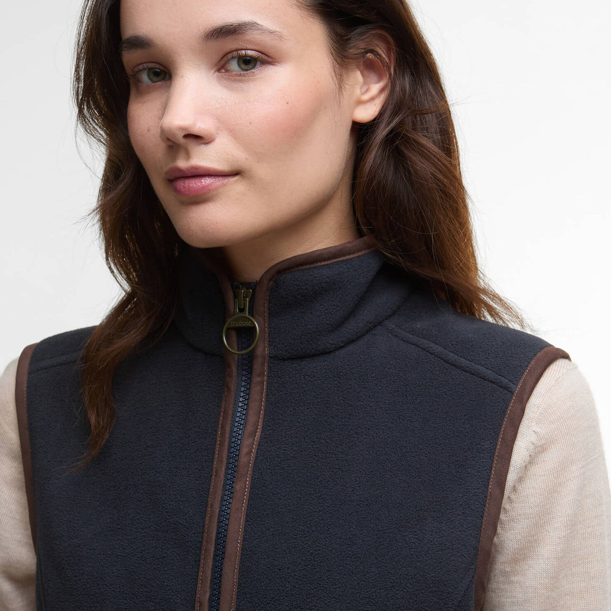 Barbour Womens Country Colton Fleece Gilet Navy