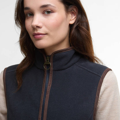 Barbour Womens Country Colton Fleece Gilet Navy