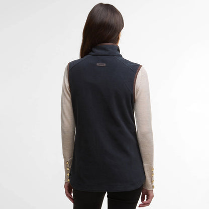 Barbour Womens Country Colton Fleece Gilet Navy