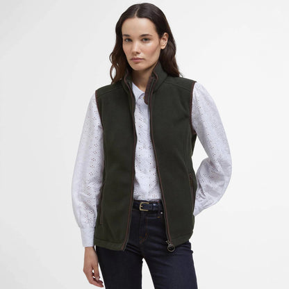 Barbour Womens Country Colton Fleece Gilet Sage