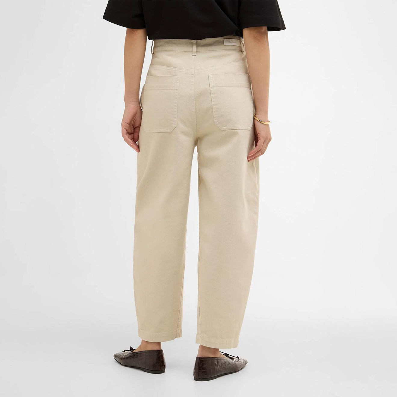 Barbour Womens Daya Barrel-Leg Jeans Jasmine