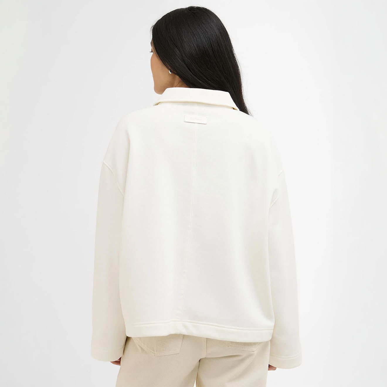 Barbour Womens Daya Sweatshirt Ecru