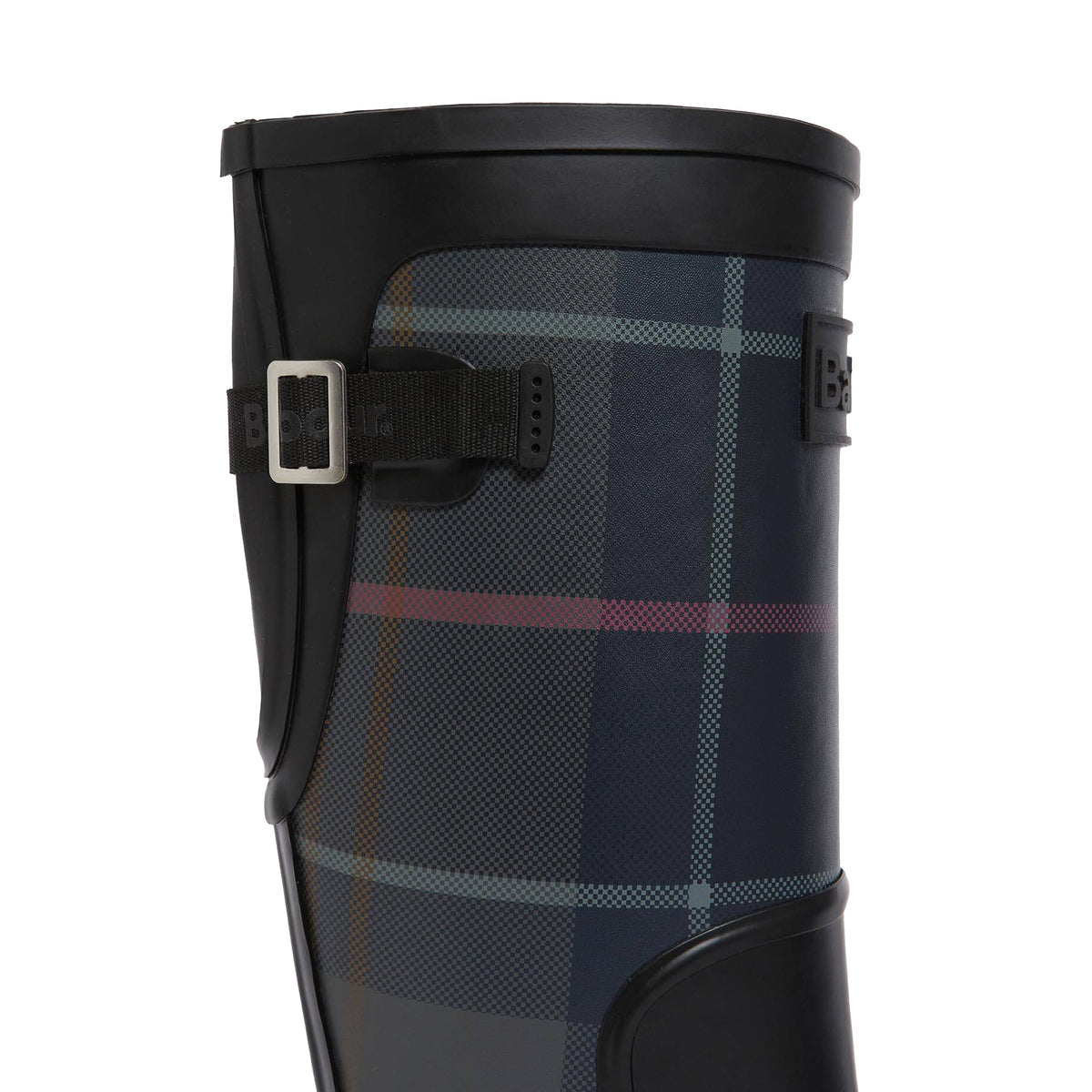 Barbour Womens Dena Tall Wellington Black / Shadow Tartan