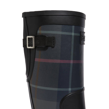 Barbour Womens Dena Tall Wellington Black / Shadow Tartan
