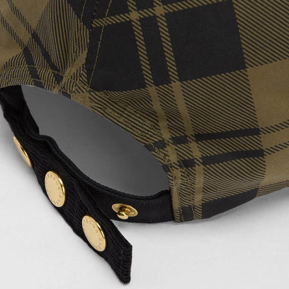 Barbour Womens Elaine Tartan Cap Olive Check