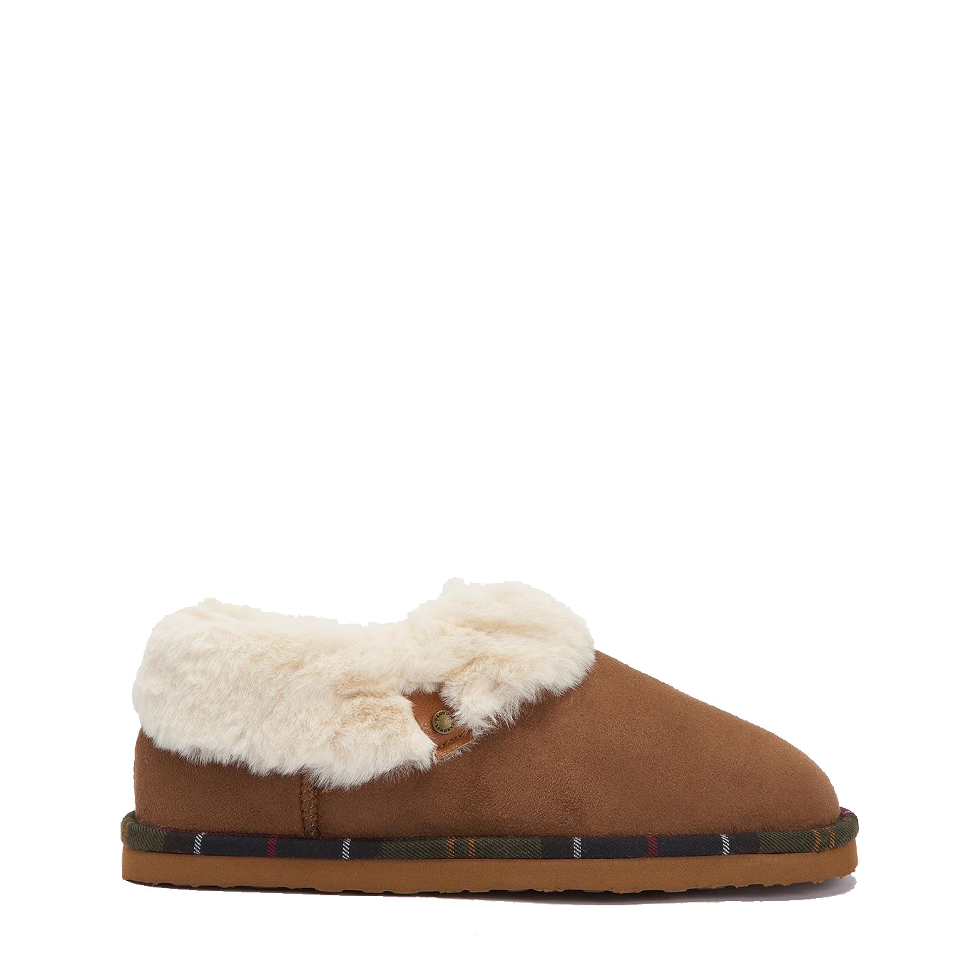Barbour Womens Eloise Bootie Slipper Camel - The Sporting Lodge