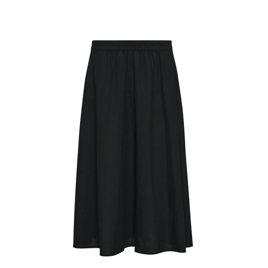 Barbour Womens Elsie Midi Skirt Black
