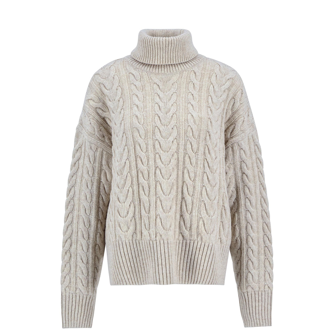 Barbour Womens Embleton Rollneck Jumper Birch - The Sporting Lodge