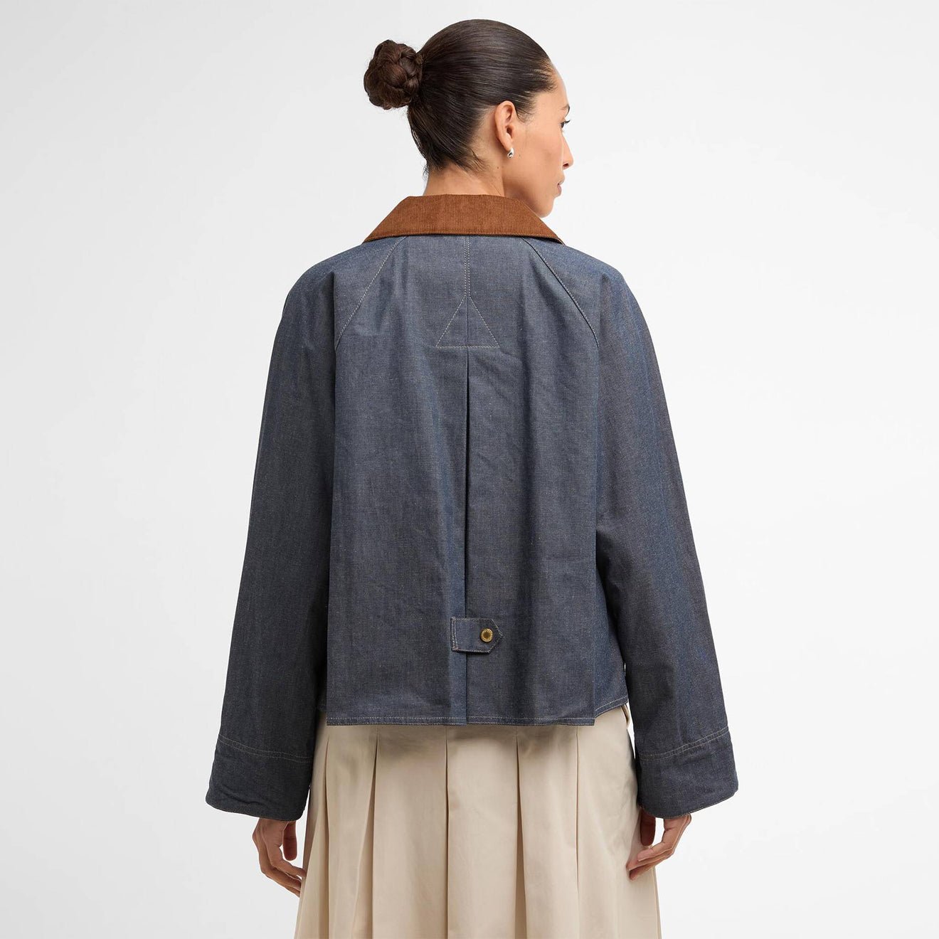 Barbour Womens Freckleton Denim Jacket Indigo / Dress - The Sporting Lodge