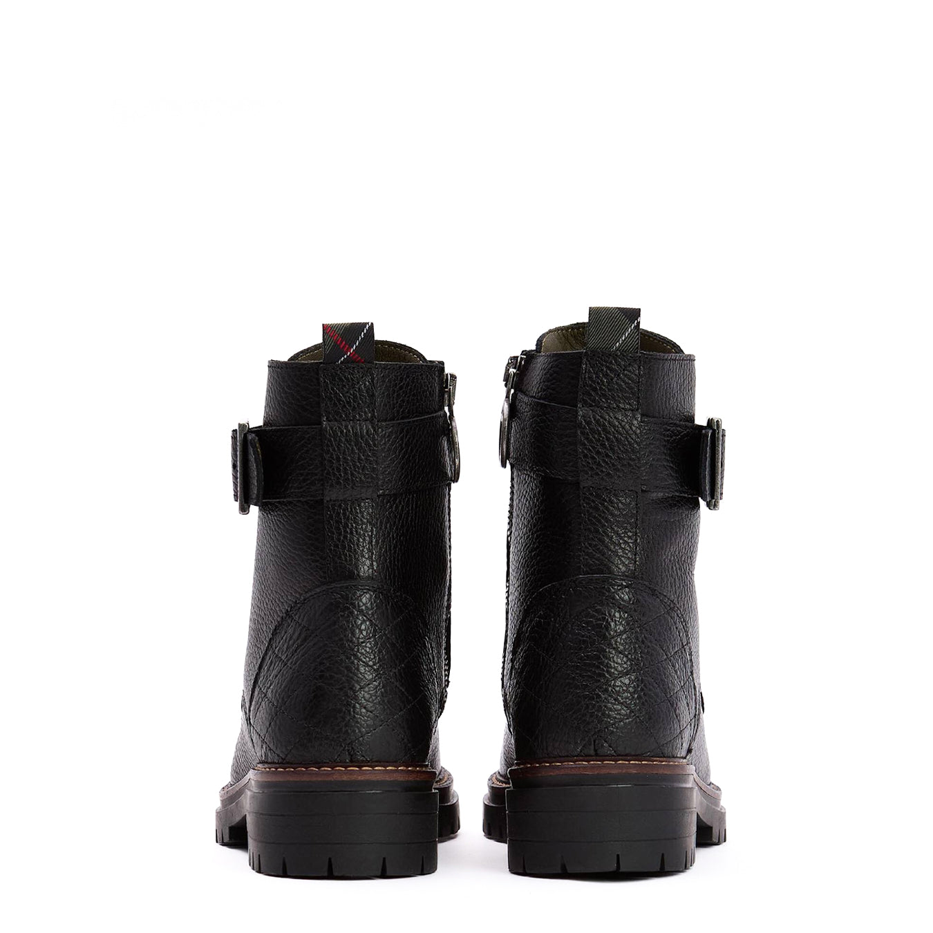 Barbour Womens Heidi Commando Lace Up Boots Black - The Sporting Lodge